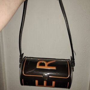 Harley Davidson Stylish Black and Orange Women's Bag